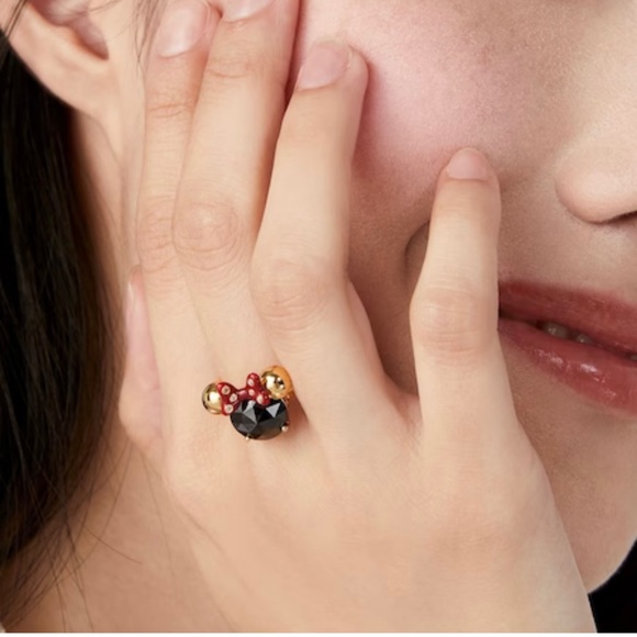 Kate Spade x Disney - NWT Sz 8 Minnie Mouse Ring - Picture 2 of 4